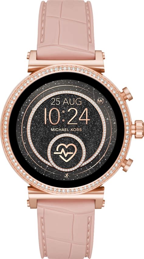 michael kors access sofie heart rate touchscreen smartwatch womens pink|Michael Kors Access Women's Gen 4 Sofie Two.